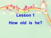 Lesson 1 How old is he 课件