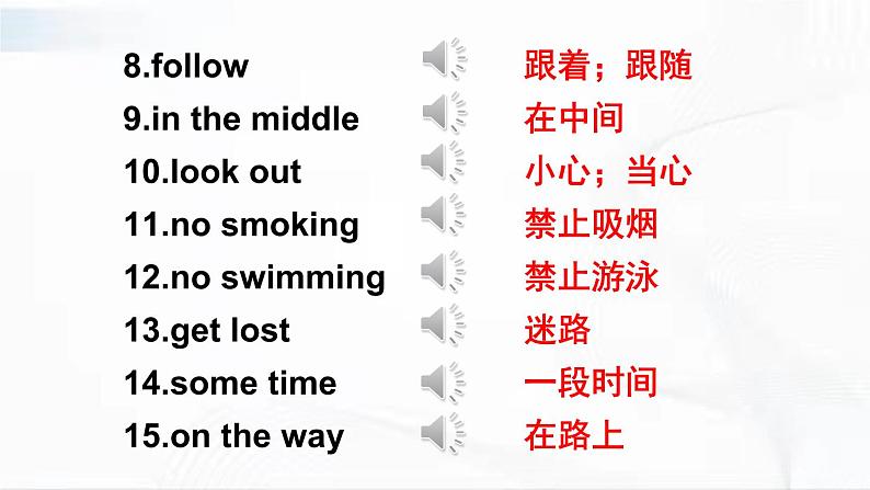 沪教版英语六年级下册 Unit 8 教学课件+教案+音视频素材03