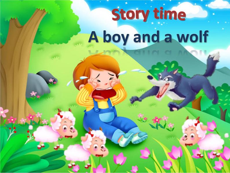 一年级下册英语课件-Module 4 Unit 3 Story time (A boy and a wolf)  牛津上海版(共44张PPT)第1页