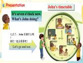 Unit2  What time is it ? 第一课时  课件+教案+练习 人教版PEP四下英语