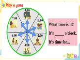 Unit2  What time is it ? 第二课时  课件+教案+练习 人教版PEP四下英语