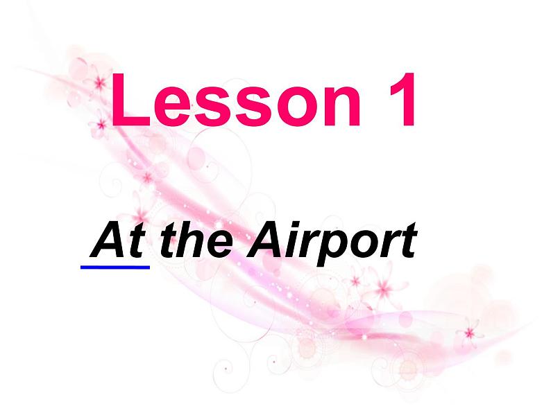 Lesson 1 At the Airport课件2第5页