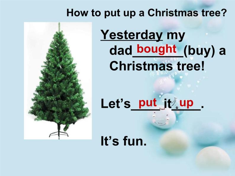 Lesson 20  Christmas Tree.课件PPT07