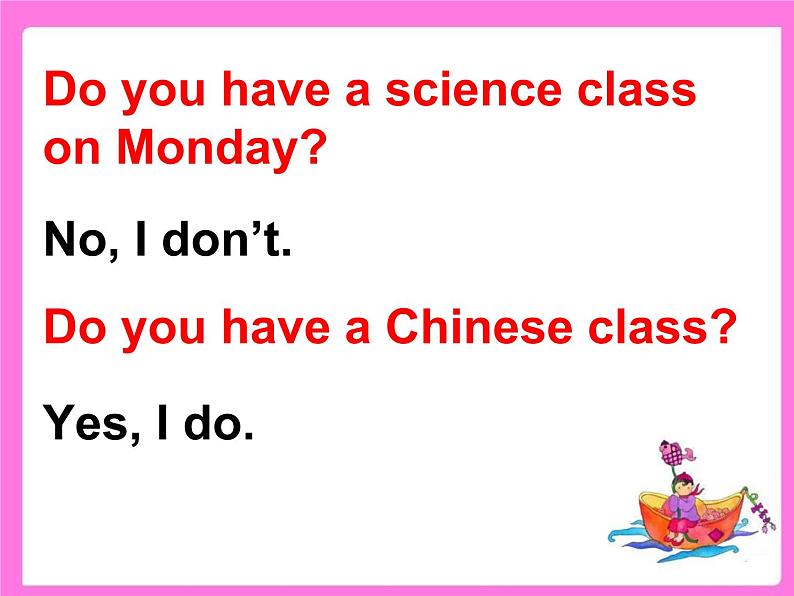 闽教英语四下Unit 3 School Subjects Day Part B 课件08