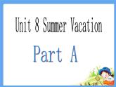 闽教英语四下Unit 8 Summer Vacation Part A 课件