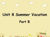 闽教英语四下Unit 8 Summer Vacation Part B 课件