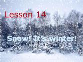 Lesson 14 Snow! It's Winter课件2