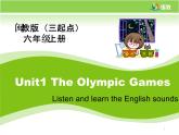 闽教6上Unit1 Learn the English sounds教学课件