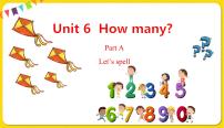 英语三年级下册Unit 6 How many? Part A示范课课件ppt