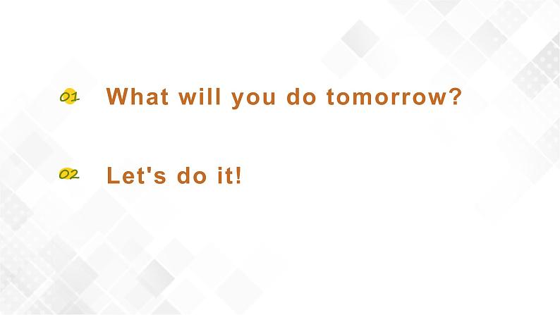 冀教版 六年级下册英语-Lesson 14 Tomorrow We Will Play （课件+教案+练习+素材）02