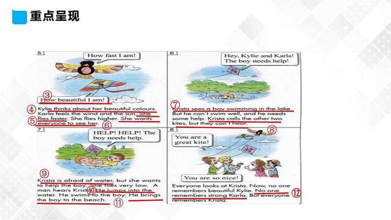 Unit 3 Lesson18 Three Kites in the Sky课件第5页