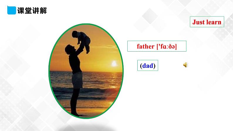 人教精通版三年级下册英语 Unit 3 This is my father.  Lesson 13 课件+素材05