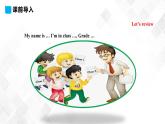 人教精通版三年级下册英语 Unit 2 I'm in Class One, Grade Three.  Lesson 8 课件+素材