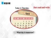 人教精通版四年级下册英语-Unit 4 There are seven days in a week. Lesson 22  课件+素材