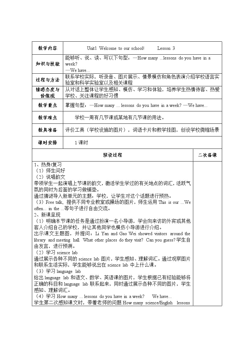人教精通版英语五年级下册 Lesson 3 教学课件+教案+音视频素材01