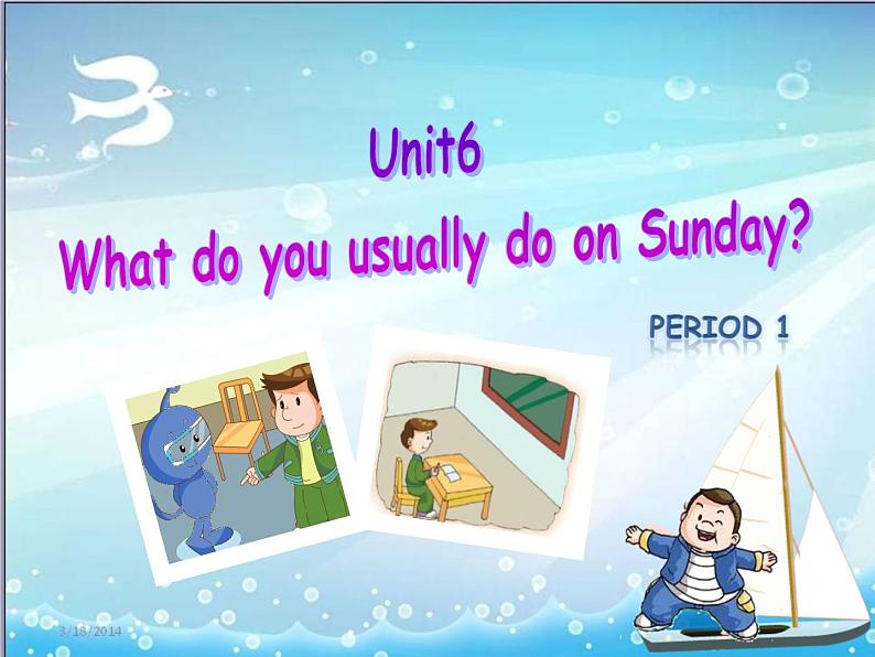 广州版英语四年级下册Module 3 Unit 6《What do you usually do on Sunday》PPT课件201