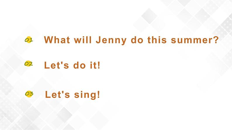 Unit 3 Lesson15  Jenny’s Summer Holiday课件第2页