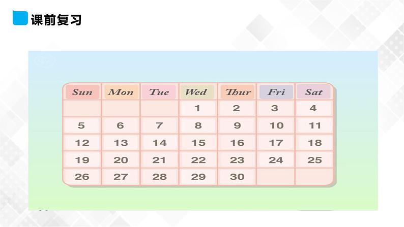 RJJTB4x Unit 4 There are seven days in a week. Lesson 24精品微课课件第6页