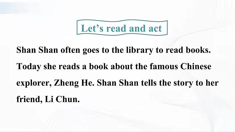 人教精通版英语五年级下册 Fun Time 1 Project 教学课件+教案07