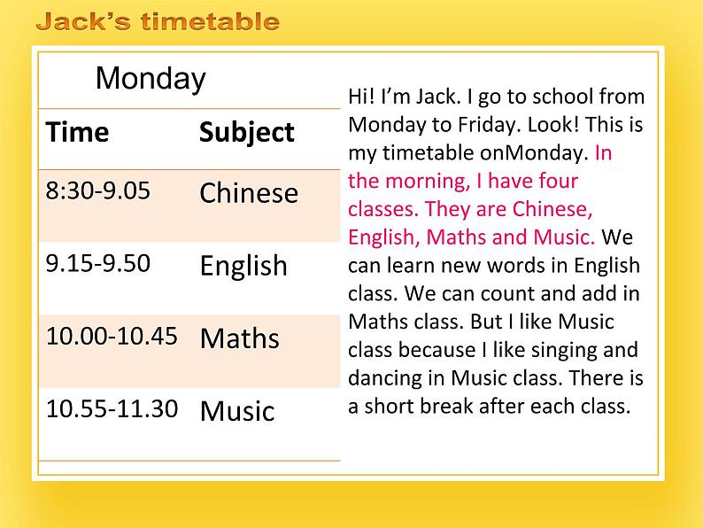 牛津上海版五年级下册Module2  Unit3 School subjects课件03