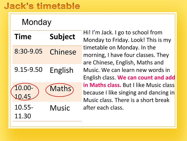 牛津上海版五年级下册Module2  Unit3 School subjects课件05