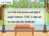 人教精通版英语五下 Unit 3 We should obey the rules Lesson 18 课件