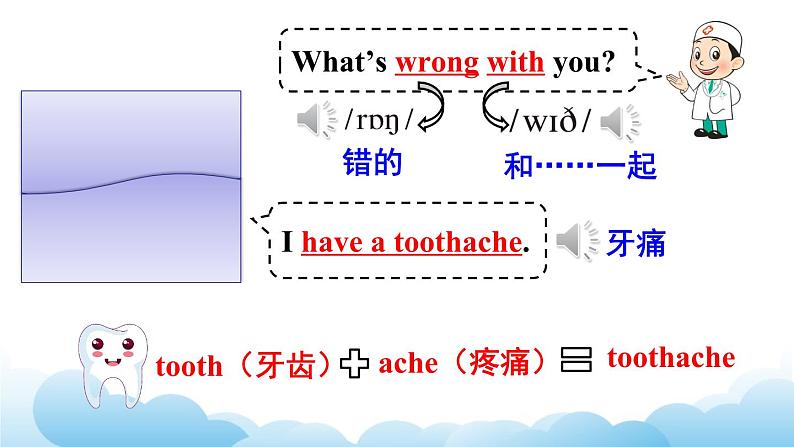 人教精通版英语五下 Unit 4 What 's wrong with you Lesson 22 课件第5页