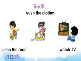 人教精通版英语五下 Unit 5 I'm cleaning my room Lesson 25 课件