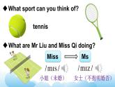 人教精通版英语五下 Unit 6 We're watching the games Lesson 34 课件