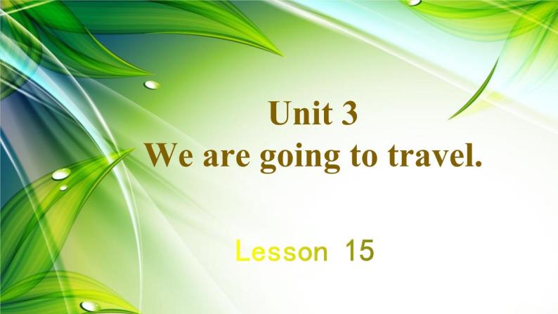 人教精通版英语六年级下册 Lesson 15 教学课件+教案+音视频素材01