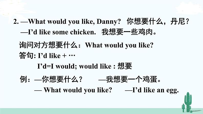 冀教英语3年级下册 Unit 3  Again, please PPT课件08