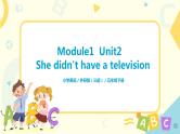 Module1 Unit2 She didn't have a television 课件+教案+练习（无音频素材）