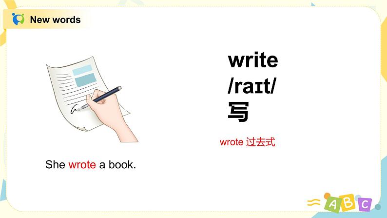 Module2 Unit1 She learnt English 课件+教案+同步练习（无音频素材）07