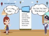 人教版PEP五年級英語下冊 Unit1 B1 Let's talk 課件
