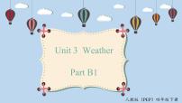 英语四年级下册Unit 3 Weather Part B课前预习课件ppt