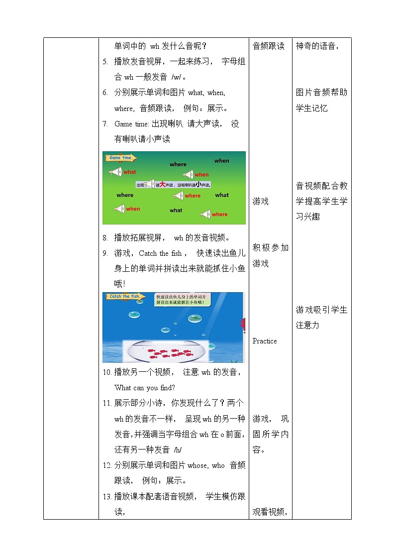 Unit 6 Work quietly PA Let 's spell 教案第2页