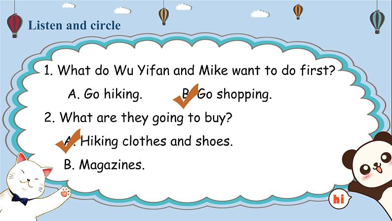 Unit1 B1 Let 's talk第7页