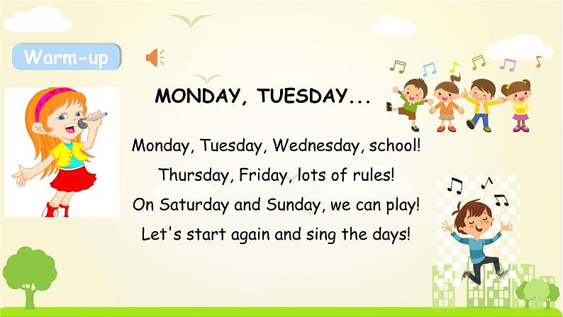 外研英语4年级下册 Review ModuleUnit 1 PPT课件+教案02