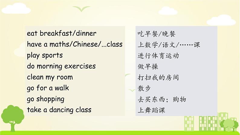 人教英语5年级下册 Recycle 1 第1课时 PPT课件+教案04