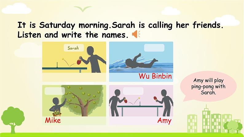 人教英语5年级下册 Recycle 1 第1课时 PPT课件+教案07