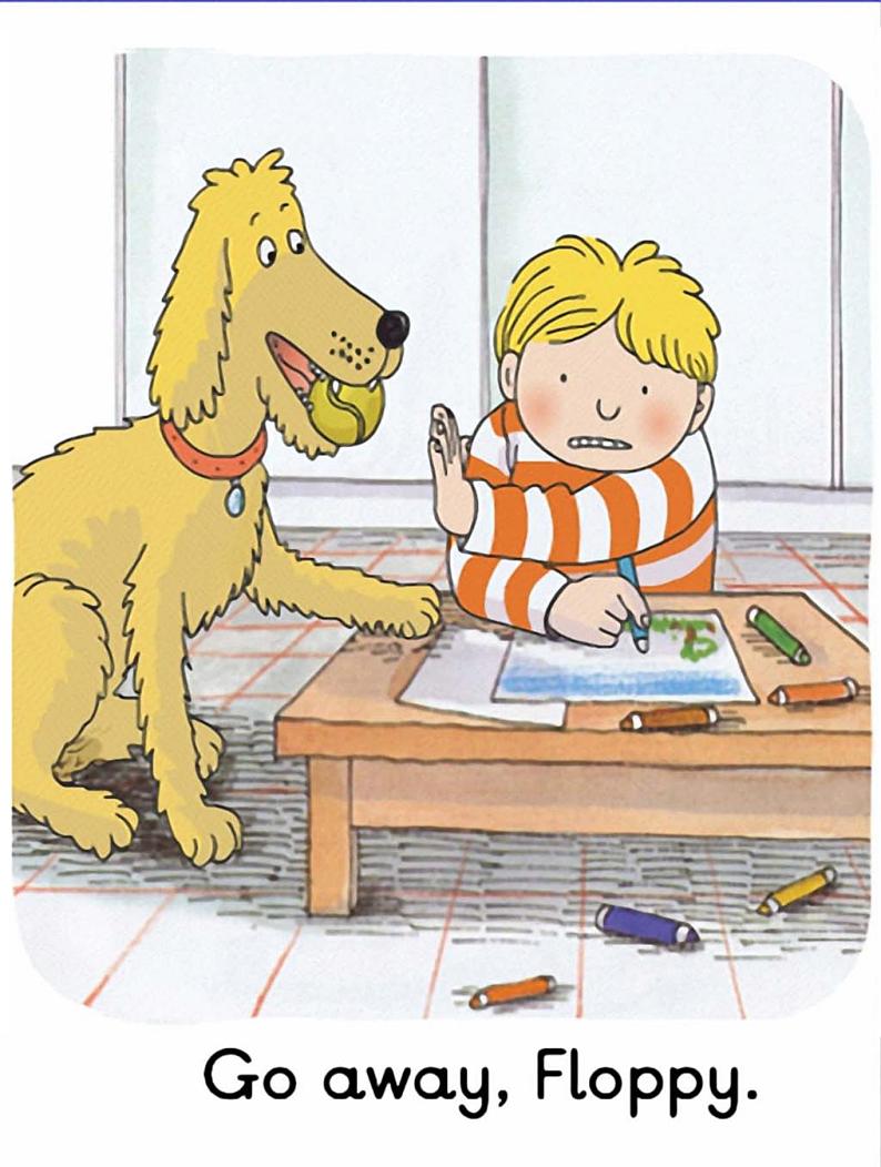 27-Level 1+-Go away Floppy（First Sentences）（带练习册）课件PPT03