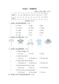 外研版 (三年级起点)Module 5模块综合与测试教学设计