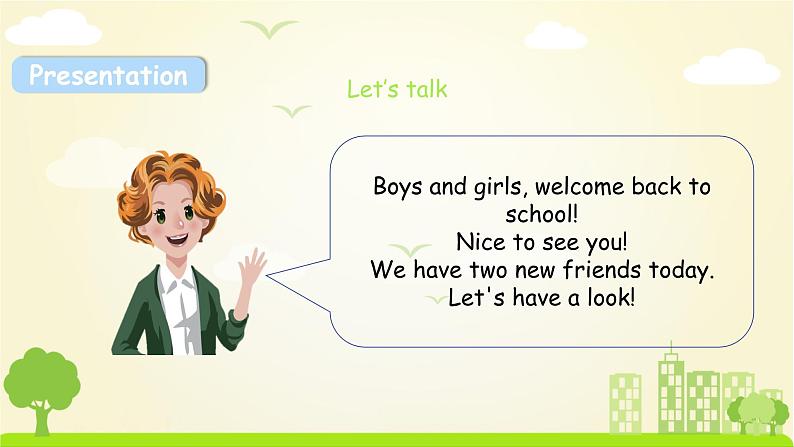 人教英语3年级下册 Unit 1  第1课时 PPT课件+教案04