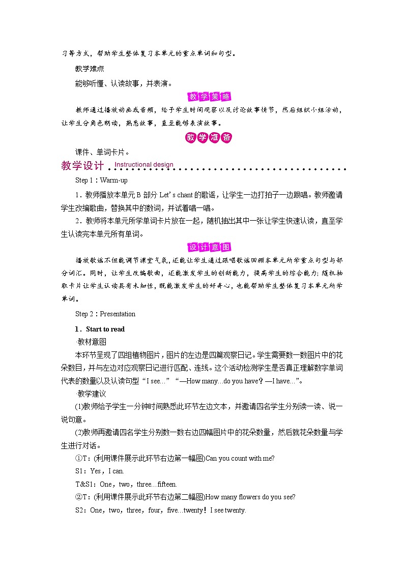 人教英语3年级下册 Unit 6  第6课时 PPT课件+教案02