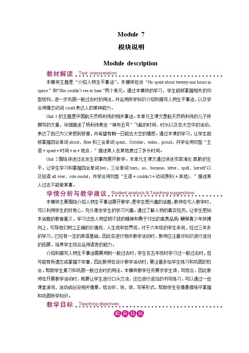 外研英语6年级下册 Module 7 Unit 1 PPT课件+教案01