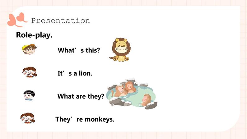 Module 2  Unit 1 They’re monkeys.（2课时） 课件+教案+同步练习06