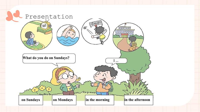 Module 6 Unit 1 What do you do on Sundays. （2课时）课件+教案+同步练习07