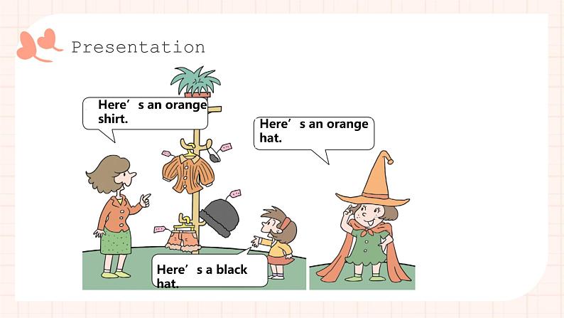 Module 10 Unit 1 Here 's a red hat.  Lesson 2（课件）第6页