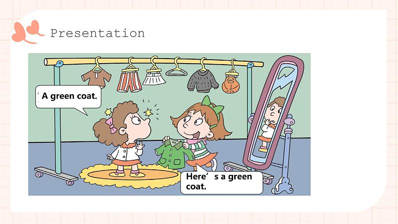 Module 10 Unit 1 Here 's a red hat.  Lesson 2（课件）第8页