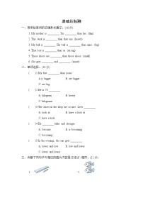 人教PEP版六年级下册英语 阶段过关卷二(Part B &  C)